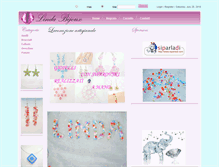 Tablet Screenshot of lindabijoux.com